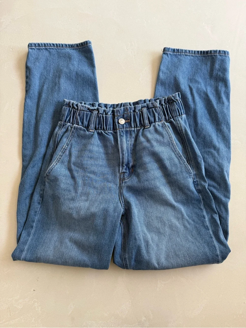 American Eagle Paper Bag Baggy Mom Jean 4